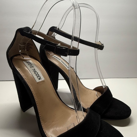 Steve Madden Black suede Carrson. - Picture 2 of 10